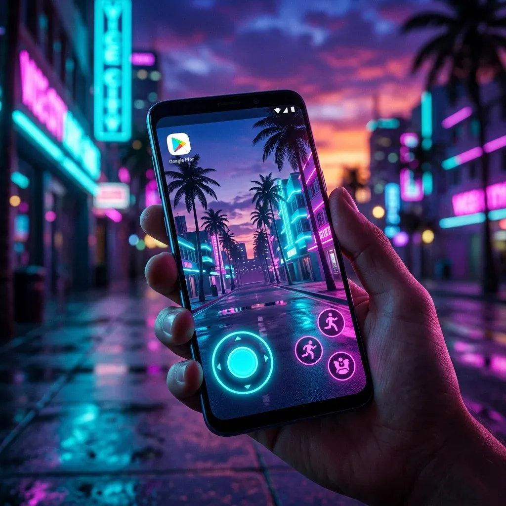 GTA 6 на Android — концепт мобильного геймплея