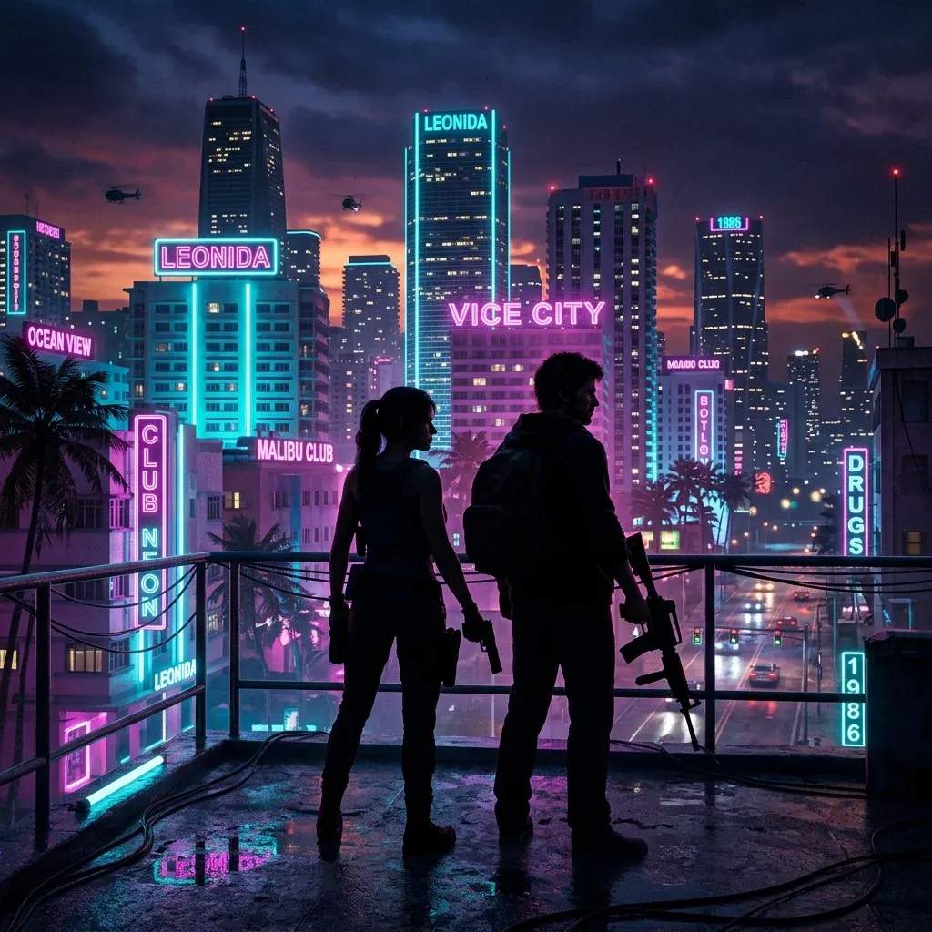 Главные персонажи GTA 6 — Люсия и Джейсон
